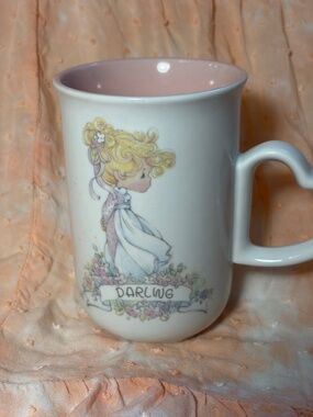 Vintage 1990 Precious Moments "Darling" Tender Touch Coffee Mug